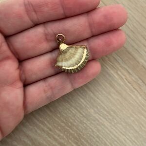 Gold dipped Seashell Culebra Charm